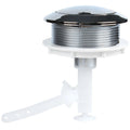 Toilet Flush Buttons, 58mm Single Flush Toilet Push Button Flush Kit for Standard Toilet Tanks, Finish, Easy Installation