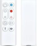 Replacement Fan Remote Control Compatible with Dyson AM09 Hot + Cool Heater Tower Fan 966538-01 White Color
