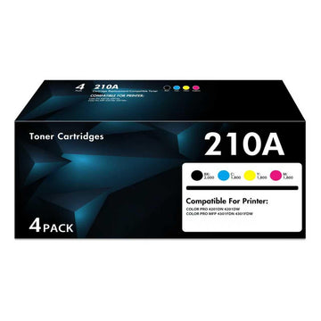 210A Toner Cartridges 4 Pack Pro MFP 4301fdw Compatible for HP 210A W2100A 210X High Yield W2100X for Color LaserJet Pro 4201dn 4201dw MFP 4301fdw 4301fdn Printer Ink with Chip