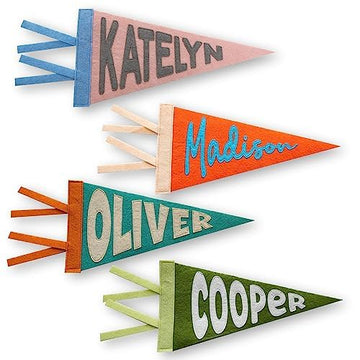 Rosanbella Personalized Name Pennant, Custom Felt Wall Decor for Nursery