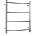 APUM Electric Heated Drying Racks for Bathroom Stainless Steel Polished Wall Mounted Towel Warmer 4 Bars Bath Towel Heater,Hardwire