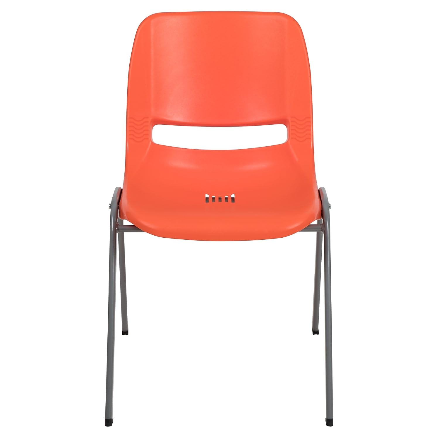Flash Furniture Hercules Ergonomic Stack Chair, Orange, 5-pack, Set of 5