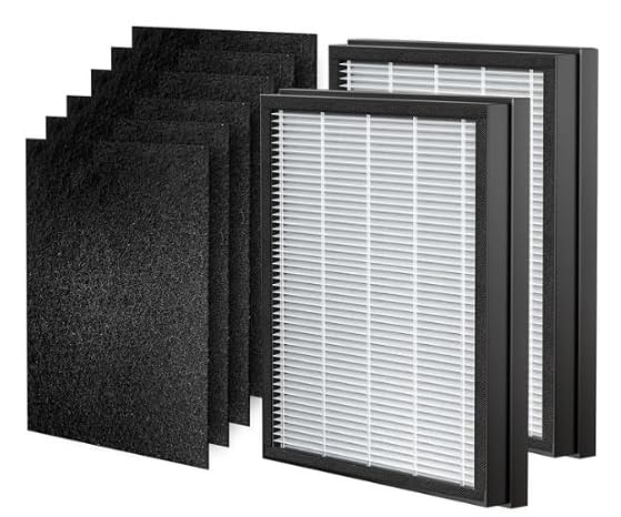 Meowant Replacement Filter for Meowant Air Purifier PA16, 2 Electrostatic Cotton Filters & 2 High-Efficiency HEPA Filters & 2 Honeycomb Granular Carbon Composite Filters