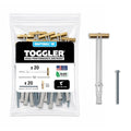 TOGGLER SNAPTOGGLE Drywall Anchor with Included Bolts for 1/4-20 Fastener Size; Holds up to 265 pounds Each in 1/2-in Drywall by TOGGLER (20 Pack)
