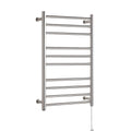 Electric Heated Towel Rack 304 Stainless Steel Heated Towel Radiator Wall-Mounted Electric Towel Warmer with 10 Bars for Bathroom Plug in (Hard Wire) ()