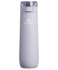 STANLEY Flowstate Spring Bottle | Leakproof Water Bottle with Carry Strap & Flip-Top Locking Lid | Insulated Stainless Steel | Fits Most Cup Holders | BPA-Free | 20 oz | Purple Dust