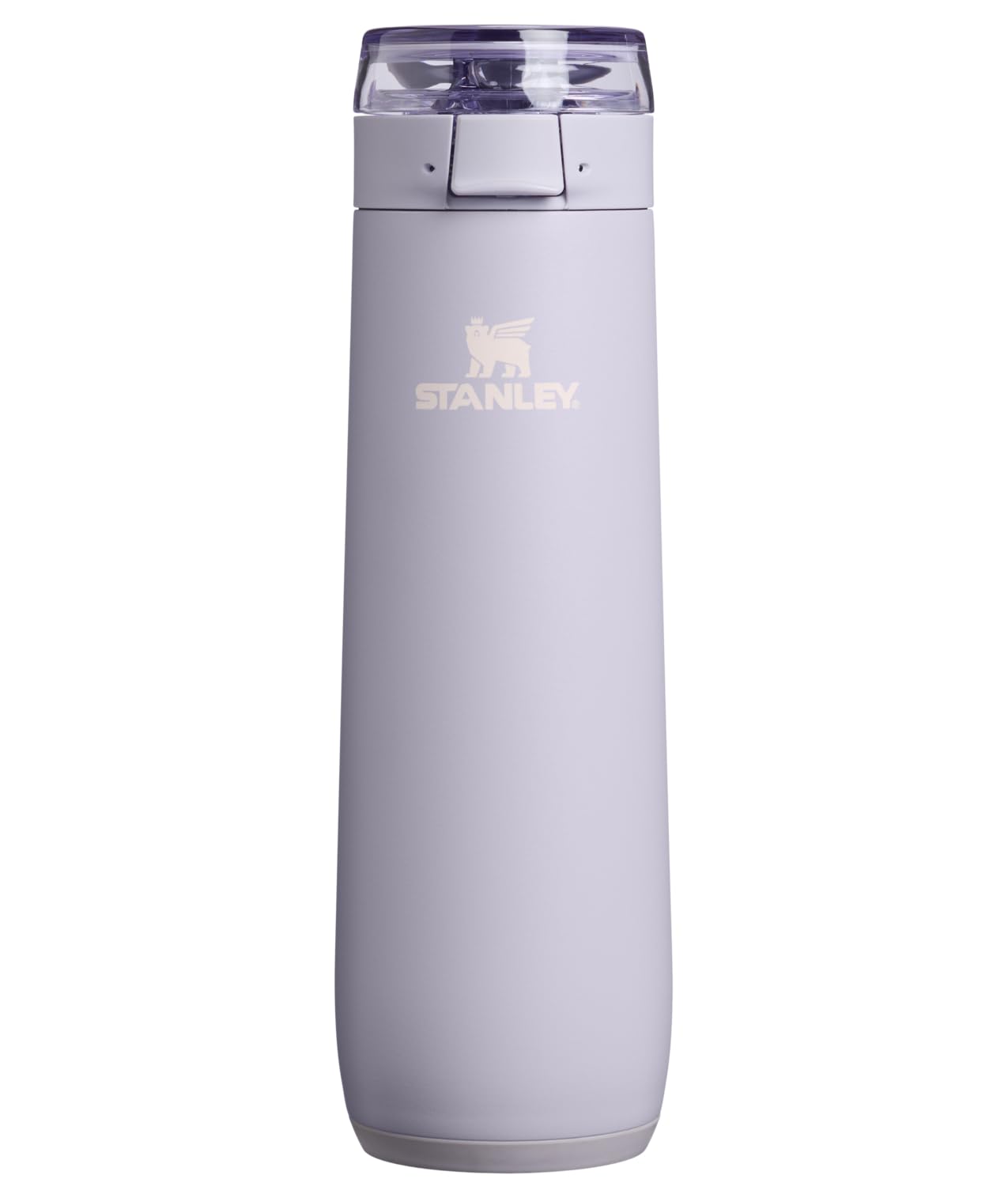 STANLEY Flowstate Spring Bottle | Leakproof Water Bottle with Carry Strap & Flip-Top Locking Lid | Insulated Stainless Steel | Fits Most Cup Holders | BPA-Free | 20 oz | Purple Dust