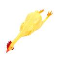 Rhode Island Novelty 8" Rubber Stretch Chicken, one per Order