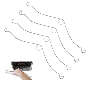 S99140208 Grille Spring Clips, Fan Cover Spring Clips for Broan-Nutone Vent Fans, Bathroom Ceiling Fans, Fan Spring Clip Compatible with QT,QTN,RB,RN,XB,XN,ZB,ZN Series Models, 4-Pack