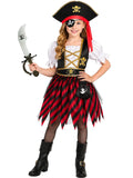 Pirate Costume Girls Kids Halloween Party Dress Up