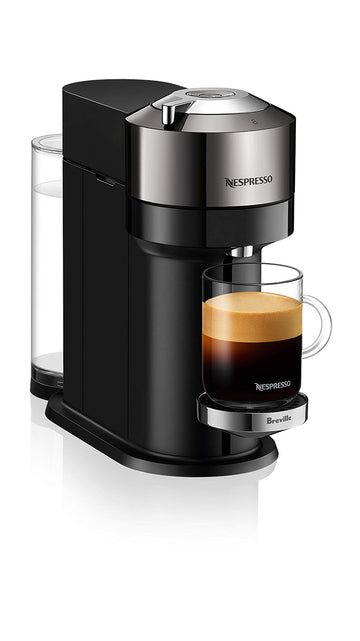 Breville-Nespresso USA BNV540DCR1BUC1 Vertuo Next Single-serve espresso maker, Dark Chrome (Renewed)