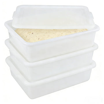 Zopnny 3 Pack Pizza Dough Proofing Box, 17 x 12.6-Inch, Proofing Container