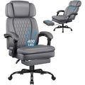 Vendorz Office Chair with Foot Rest 400lbs, Heavy Duty Executive Leather Office Chair for Heavy People,big and Tall High Back Ergonomic Comfy