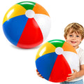 Beach Balls Rainbow Color Pool Toys for Swimming Pool, Summer Water Games Large Inflatable Beach Toys for Birthday Party