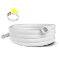 10 Ft Portable Dehumidifier Drain Hose | Universal Replacement Hose Kit with Cuttable Rubber Adapter & Clamp | Flexible 3/4" FHT Leakproof Discharge Hose for Most AC and Dehumidifiers