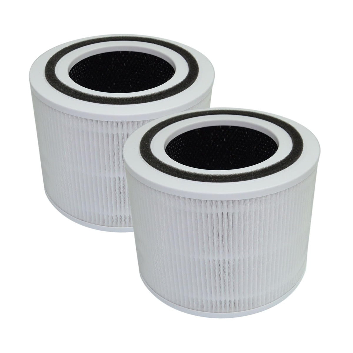 PUREBURG Replacement Filter Compatible with DUMOS and Sweetcrispy JHQ-D22-WT Air Purifier,2-Pack H13 HEPA Activated Carbon 3-Stage Filtration Air Clean Dust VOCs Odor