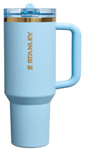 STANLEY x Messi Quencher ProTour Flip Straw Tumbler with Leakproof Lid, 40 oz | Built-in Straw and Handle | Cup Holder Compatible for Travel | Insulated Stainless Steel | BPA-Free | Messi Striker Blue