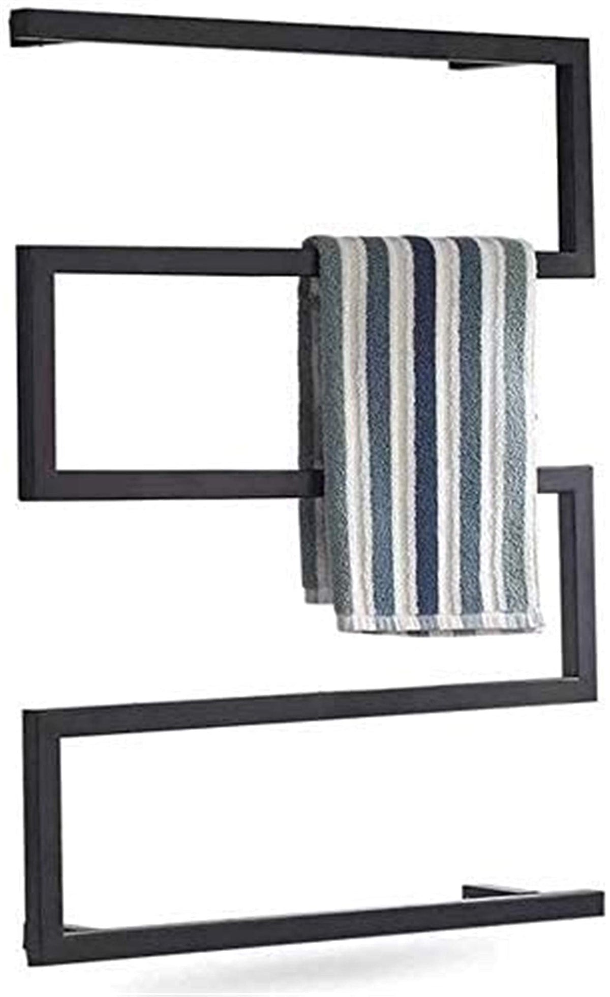 Heated Towel Rail Rails Electric Towel Warmer, Wall Mounted Towel Warmer, Square Bars Stainless Steel Towel Racks for Bathroom, Best Choice for Bathroom Decoration in Your Home