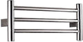 NMDCDH Heated Towel Rail Rails Towel Warmer, Electric Towel Warmer, Electric Towel Rack for Bathroom, Easy to Install, Chrome, 3Bar, 7.9 X 17.7Inches (Size : HardWire)