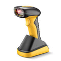 NetumScan Industrial Bluetooth QR Barcode Scanner, IP67 Waterproof & 7M Drop Proof, 2600mAh Wireless 1D 2D Bar Code Scanner with Charging Stand for Store, POS, Computer, iPhone, Android RD-1288(NS)