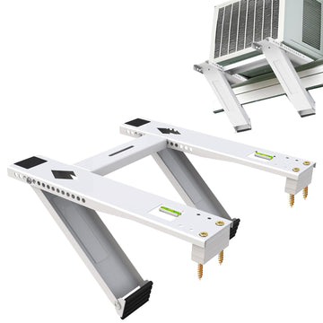 Window Air Conditioner Support Bracket with 2 Arms Heavy Duty AC Support for Window Unit Install kit Up to 200 lbs Hold 5000-22000BTU Unit Window AC Mount