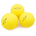 Spike Replacement Balls | Roundnet Game Balls | Strong Bounce Ball | 3.5inch Yellow Soft Rubber Ball | Extra Balls | Lawn Beach Volleyball, Water Pool Ball