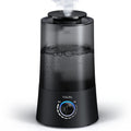 Humidifiers for Bedroom - 4L Cool Mist Humidifier Top Fill Oil Diffuser Quiet Ultrasonic Humidifiers for Home Large Room with Adjustable 360° Rotation Nozzle, Auto Shut-Off, Humidifiers for Baby