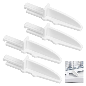 4 Pack Box Fan Feet Replacement for Lasko 20" Box Fan, Anti-Tip Foot Set to Keep Fan Stable & Balanced, Stronger Than Original, White
