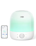 DREO Humidifiers for Bedroom - 30H Max Runtime & RGB Night Light & Sleep Trainer, Ultra Quiet 28dB Cool Mist Humidifier, Top Fill Smart Air Humidifier for Plants, Perfect for Baby & Nursery, HM409S