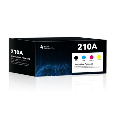 210A Toner Cartridges 4 Pack Compatible for hp 210A toner cartridges for HP Color Laserjet Pro MFP 4301fdw 4201dw 4201dn 4301fdn 4201dne 4201dwe 4301dw 4301dwe Printer(Black/Cyan/Yellow/Magenta)