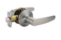 Fanci Basics Easy Installation Straight Door Lever, Passage, Satin Nickel, 1-Pack