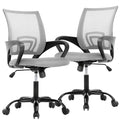 Office Chair Desk Chair Computer Chair Ergonomic Executive Swivel Rolling Task Chair for Back Support,2 Pack, 2 Pcs, Grey