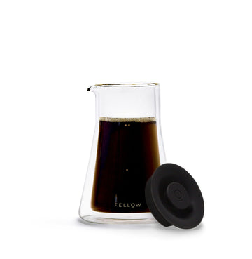 Fellow Stagg Double Wall Pour Over Glass Coffee Carafe, 20 Ounce