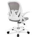 Primy Office Chair Ergonomic Desk Chair with Adjustable Lumbar Support and Height, Swivel Breathable Desk Mesh Computer Chair with Flip Up