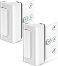 Home Security Door Reinforcement Lock, Front Door Locks for Kids Safety from Inside, Child Proof Door Lock Latch Withstand 800 lbs for Inward Swinging Door Flip High Night Lock to Defend Your Home