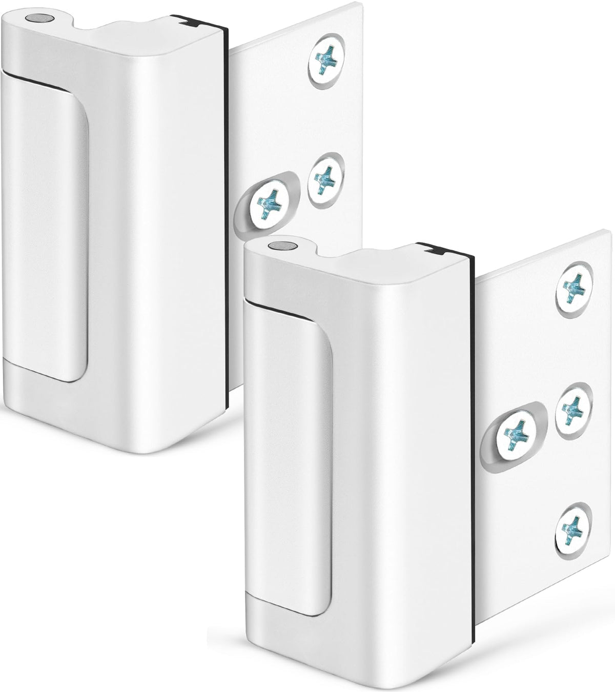 Home Security Door Reinforcement Lock, Front Door Locks for Kids Safety from Inside, Child Proof Door Lock Latch Withstand 800 lbs for Inward Swinging Door Flip High Night Lock to Defend Your Home