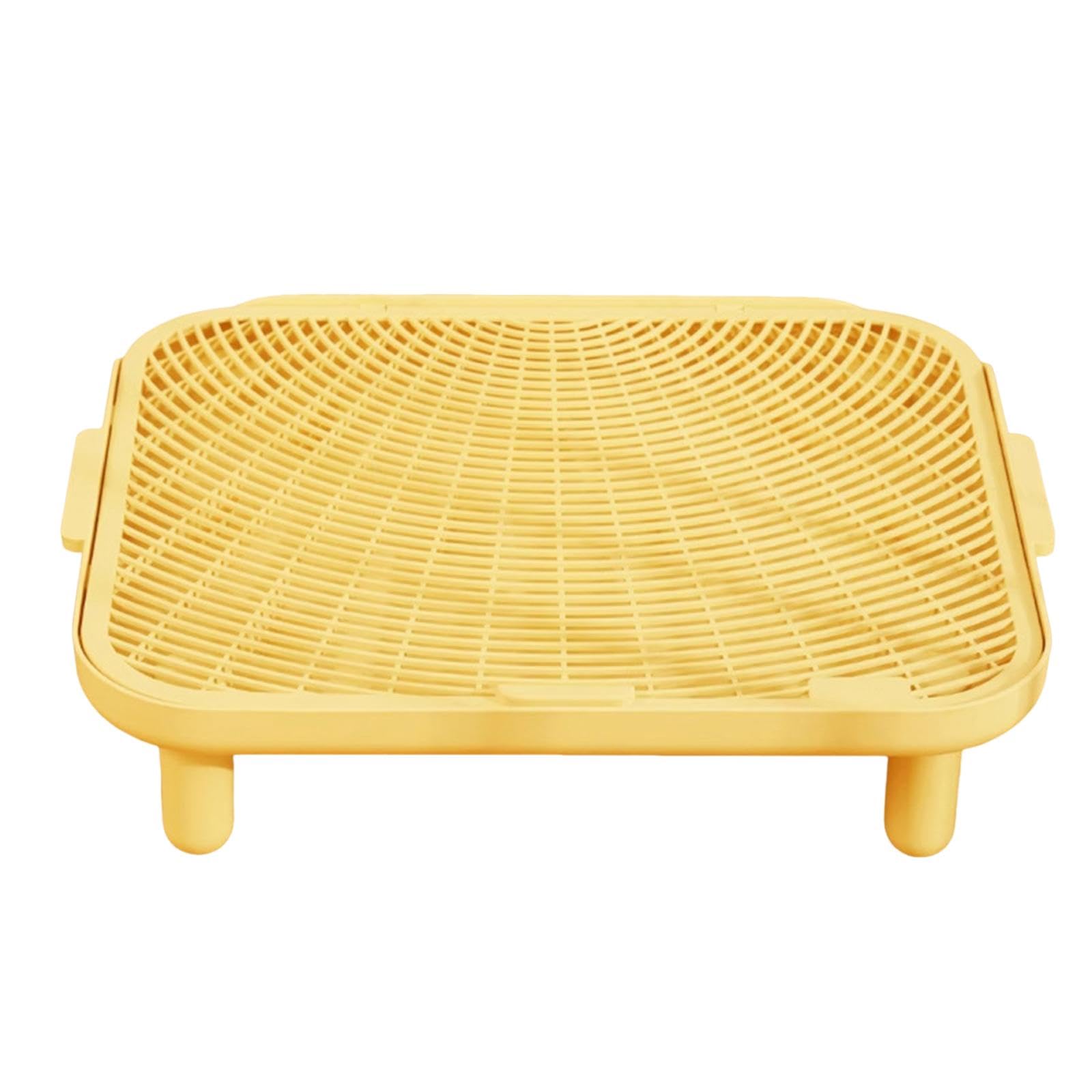 Cat Litter Ramp Trapper Mat Washable Double Layered Non-Slip Step for Indoor Cats Balcony Living Room Foldable- Medium