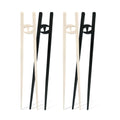 Holdstix Easy-to-Use Chopsticks for Adults & Beginners - 4 - Pieces Reusable Dishwasher-Safe Chopstick with Helper Design - Training Chopsticks for All Ages, Sushi, Noodles, Snacks & Meals
