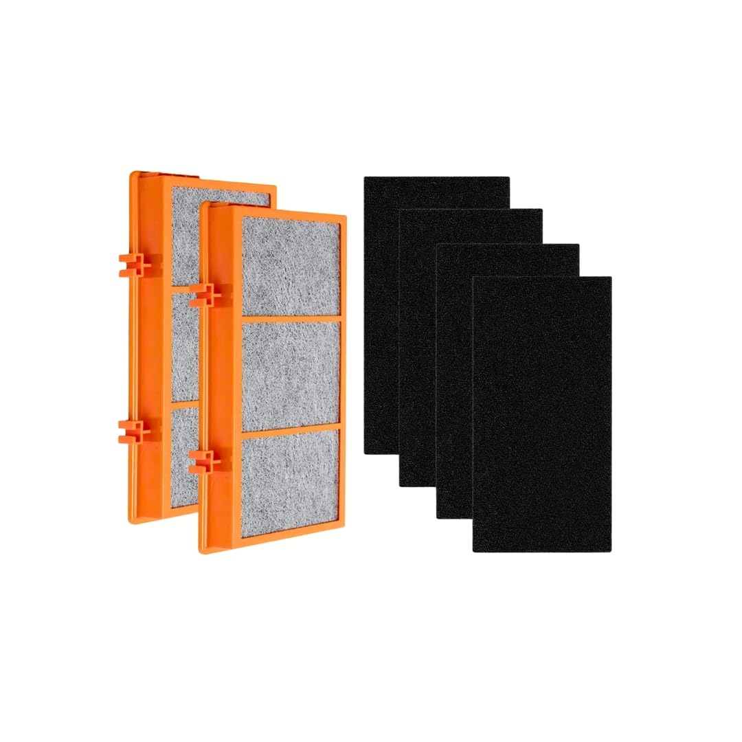 Nispira AER1 Filter Replacement for Holmes Air Purifier HAPF30AT HAPF30AS-U4R HAP242-NUC Smoke Grabber 2 HEPA 4 Carbon Booster, Remove Odor Smoke VOCs 1.2 x 10 x 4.6 Inches
