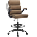 Amseatec Drafting Chair, Tall Office Chair with Footrest for Standing Desk, Small