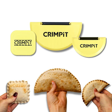CRIMPiT Tortilla + Sandwich Bundle - Large & Small Tortilla Sealers + Sandwich Sealer - For 10-12” & 6” Flour Tortillas and Sandwich Bread | Perfect for Air Fryers | Manufactured in UK & USA