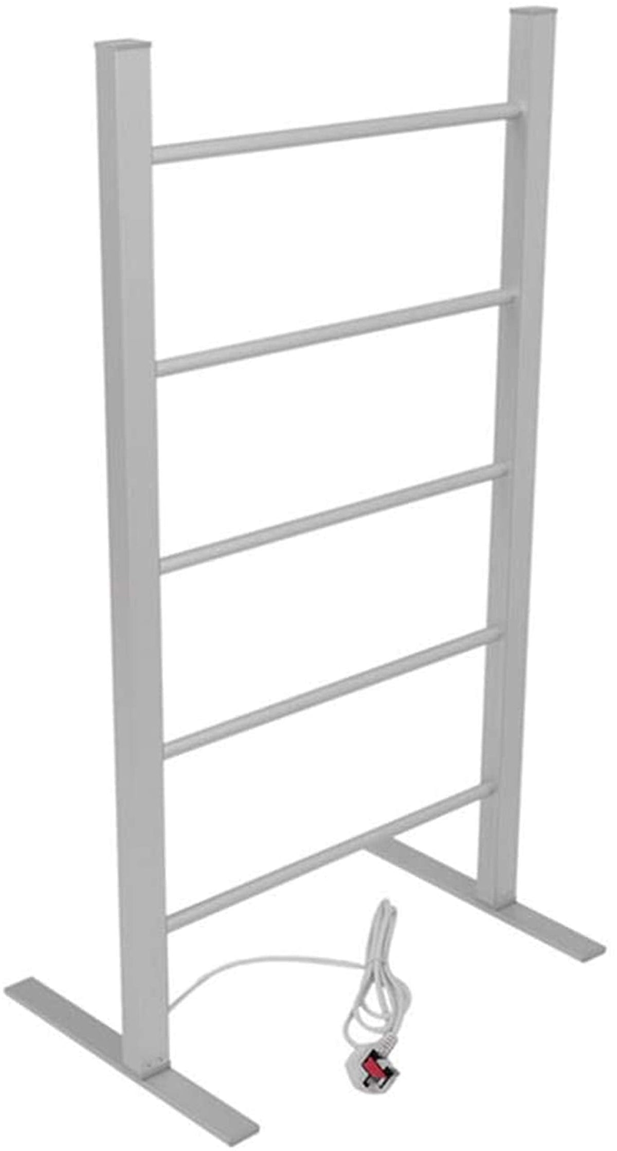 Bathroom Wall Heater 5Bar Freestanding Towel Warmer, Heated Towel Rack and Drying Rack Home Bathroom 100W Electric Towel Drying Rack, Hot Towel Rack