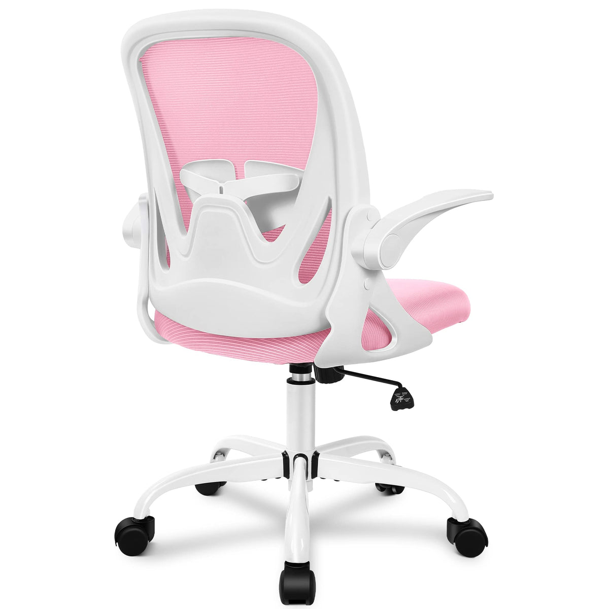 Primy Office Chair Ergonomic Desk Chair with Adjustable Lumbar Support and Height, Swivel Breathable Desk Mesh Computer Chair with Flip Up