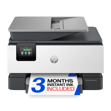 HP OfficeJet Pro 9125 Wireless All-in-One Color Inkjet Printer, Print, Scan, Copy, Fax, ADF, Duplex Print/scan, Best-for-Office, 3 Month Trial of Instant Ink Included, AI-Capable (C2VZ0A)