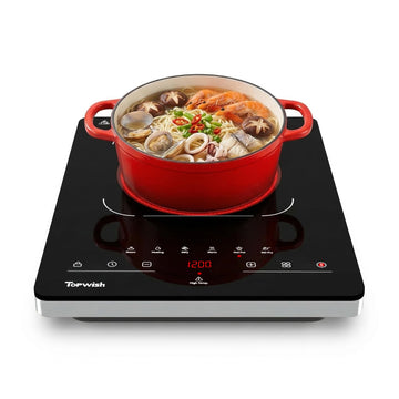 TOPWISH Single Burner Electric Stove, 110V-120V Portable Electric Cooktop