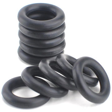 10-Pack 19037 O-Ring Seals Compatible with Yellow Jacket 19109 19209 SealRight 1/4" Quick Couplers, HVAC Refrigeration Hose Fittings Replacement Rubber Gaskets, HVAC Low Loss Fittings