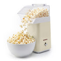 Hot Air Popcorn Machine - 14-Cup Electric Popcorn Popper, Oil-Free, 1200W - Includes Measuring Cup - Home Popcorn Maker for Movie Nights - Cream
