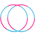 Liberry Kids Exercise Hoop, Detachable & Size Adjustable Toy Hoop, Professional Fitness Rings, Sport Gift in Blue, Pink