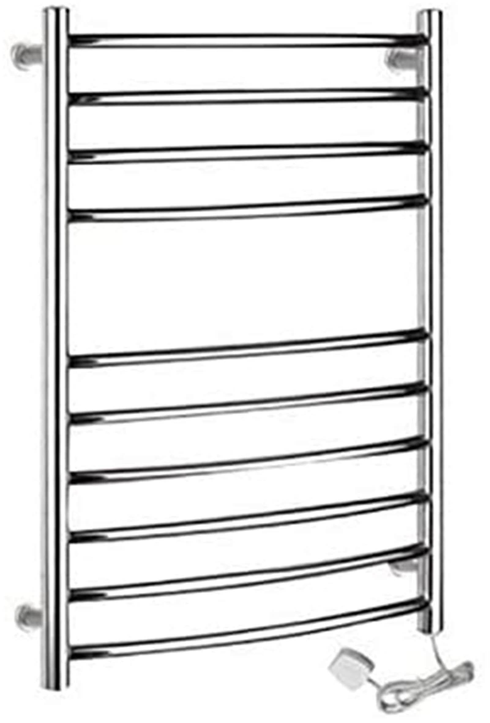 Heated Towel Rail Rails Electric Towel Rack Bathroom Towel Warmer tatic Electric Towel Rack for Dry Towels Let You Never Feel The Cold Towel Again (Color : 110vplugin)