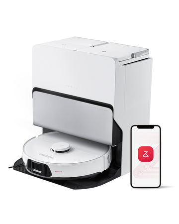 roborock S8 Max Ultra Robot Vacuum and Mop, Auto Mop Washing&Drying, Dirt Detection, Self-Emptying, 8000Pa Suction, 20mm Mop Lifting, White (Renewed)
